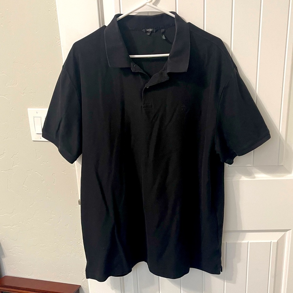 DKNY black polo
